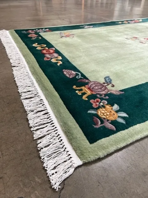 Rug drying process